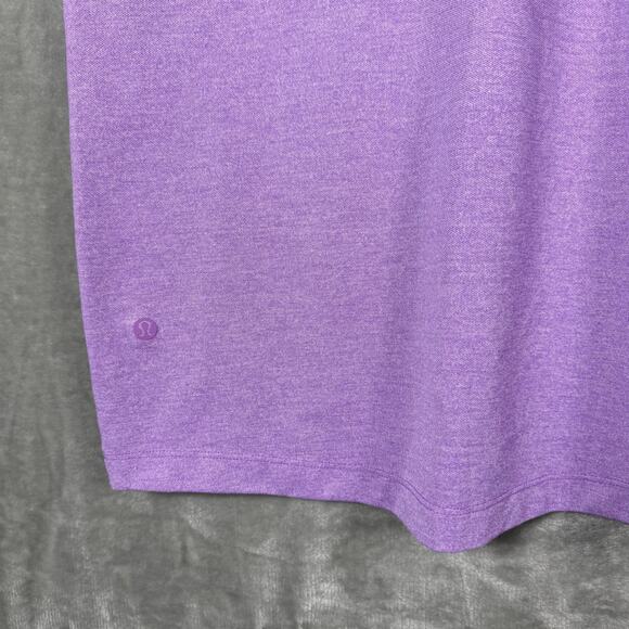 Lululemon Evolution Short Sleeve Pique Polo‎ Shirt Medium - Picture 4 of 8